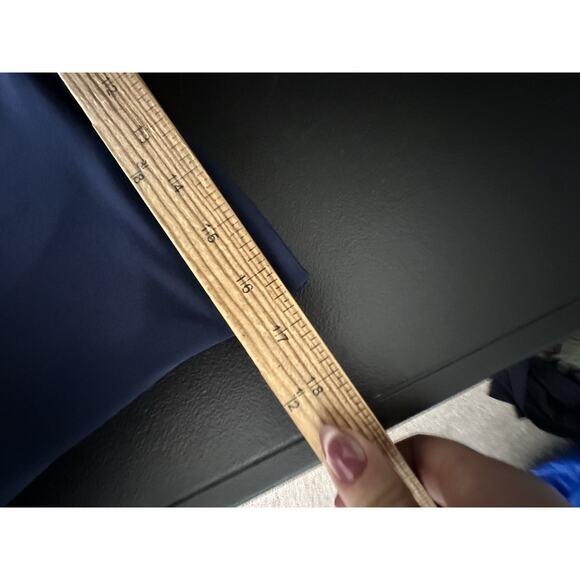 NEW Bruna Queen Anna Size Large Women Pull On Pleated Skirt Navy Blue DG16 - Picture 8 of 10